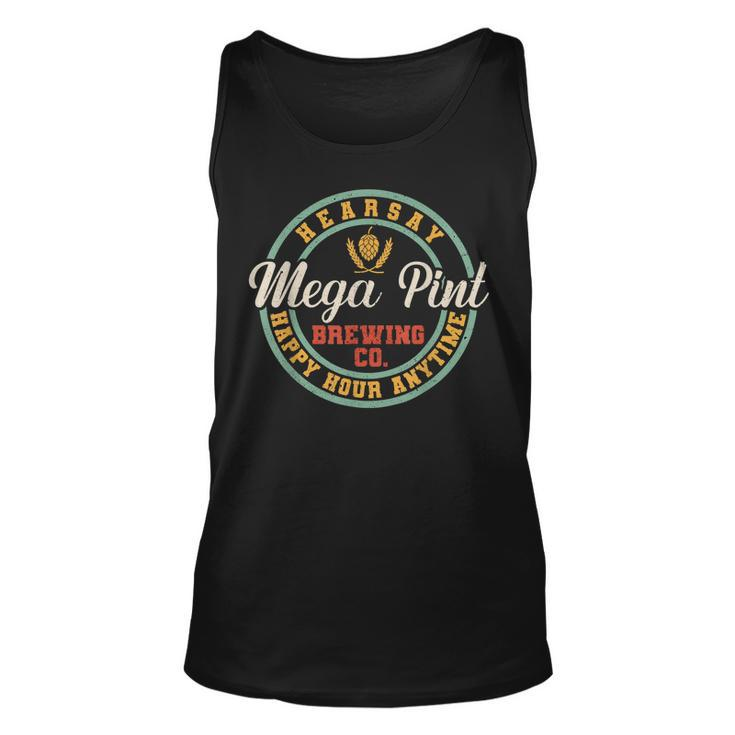 Is That Hearsay Mega Pint Brewing Happy Hour Anytime Vintge Tank Top
