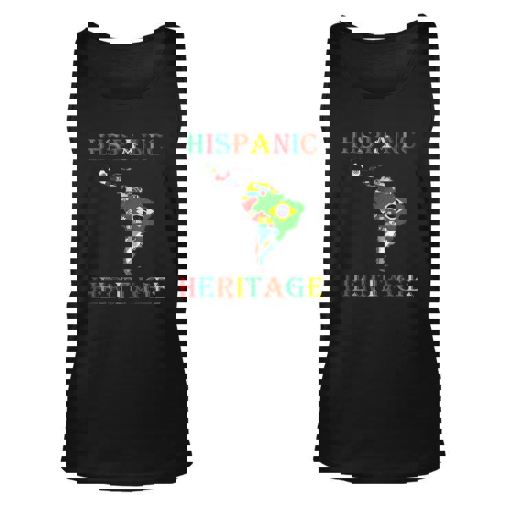 Hispanic Heritage Month All Countries Men Women Kids Unisex Tank Top