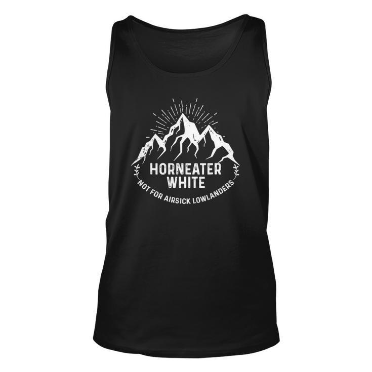 Horneater White Not For Airsick Lowlanders Tee Unisex Tank Top