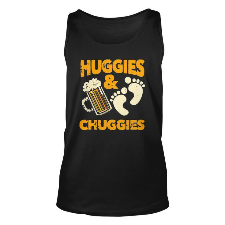 Huggies And Chuggies Funny Future Father Party Gift Unisex Tank Top