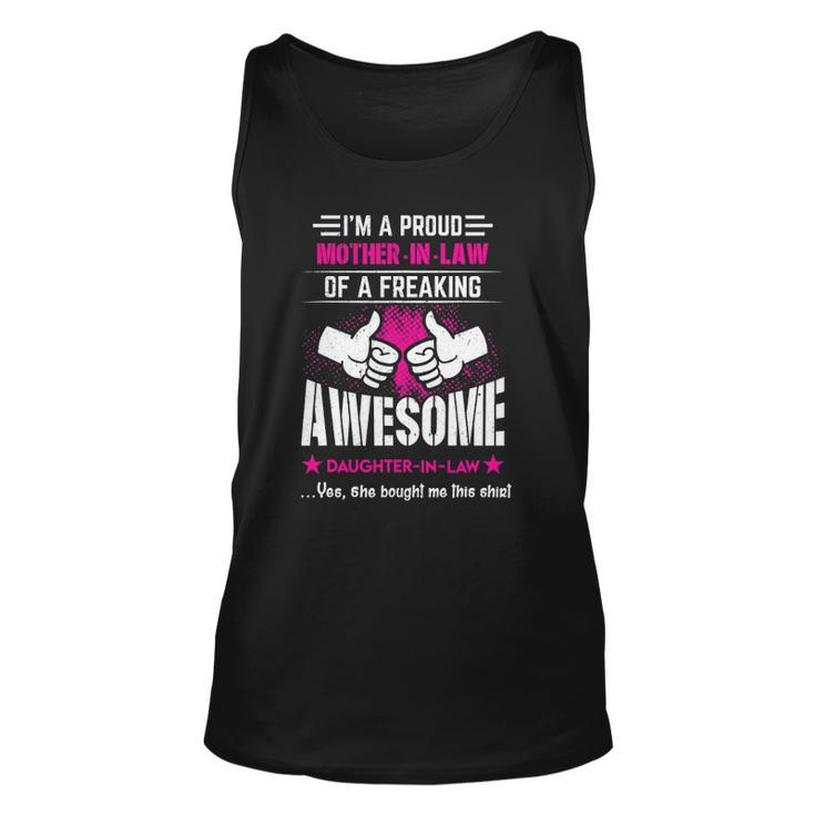 Im A Proud Mother In Law Of An Awesome Daughter In Law Gift Unisex Tank Top