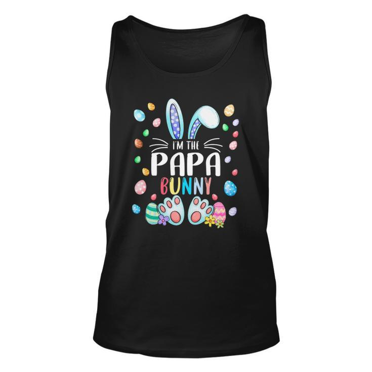 Im The Papa Bunny Easter Day Family Matching Outfits Unisex Tank Top