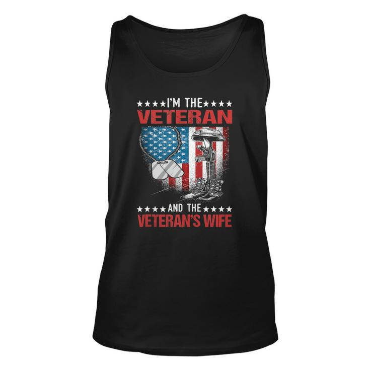 Im The Veteran And The Veterans Wife - Female Veterans  Unisex Tank Top