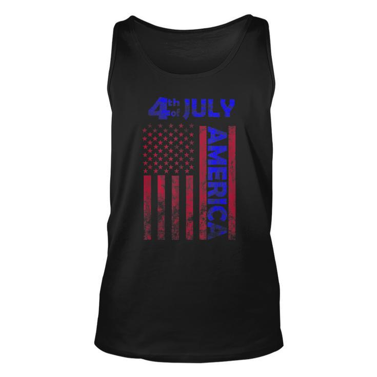 Independence Day Usa America Flag 4Th Of July Happy Funny  Unisex Tank Top