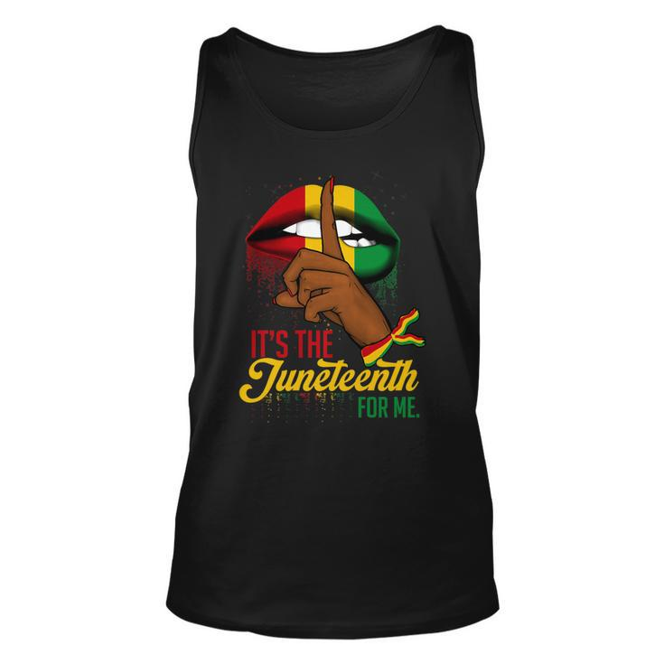 Its The Juneteenth For Me Free-Ish Since 1865 Independence    Unisex Tank Top