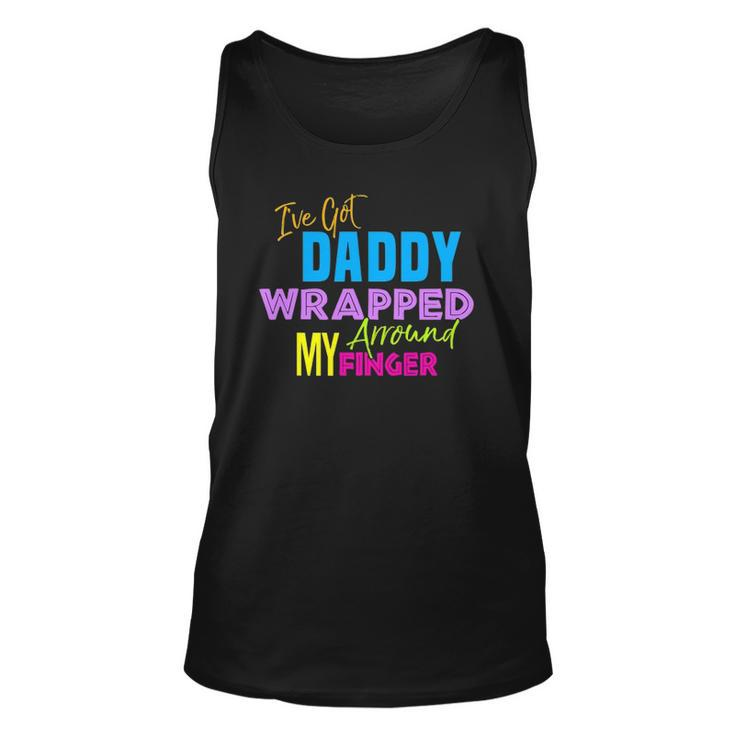 Ive Got Daddy Wrapped Around My Finger Kids Unisex Tank Top