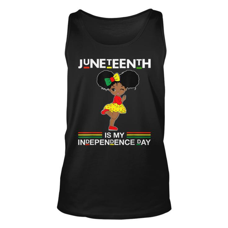Juneteenth Is My Independence Day Black Girl Black Queen   Unisex Tank Top