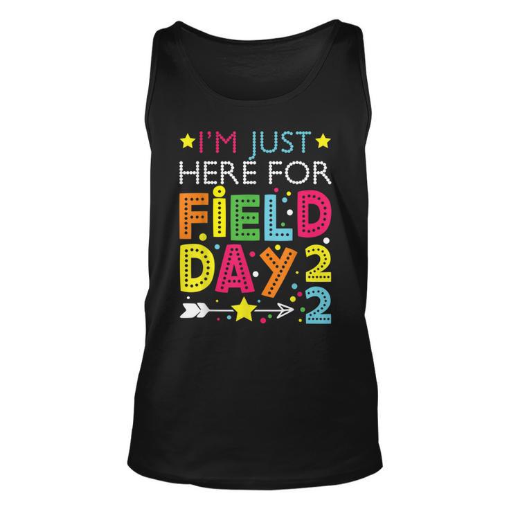 Just Here For Field Day 2022 Teacher Kids Summer  Unisex Tank Top