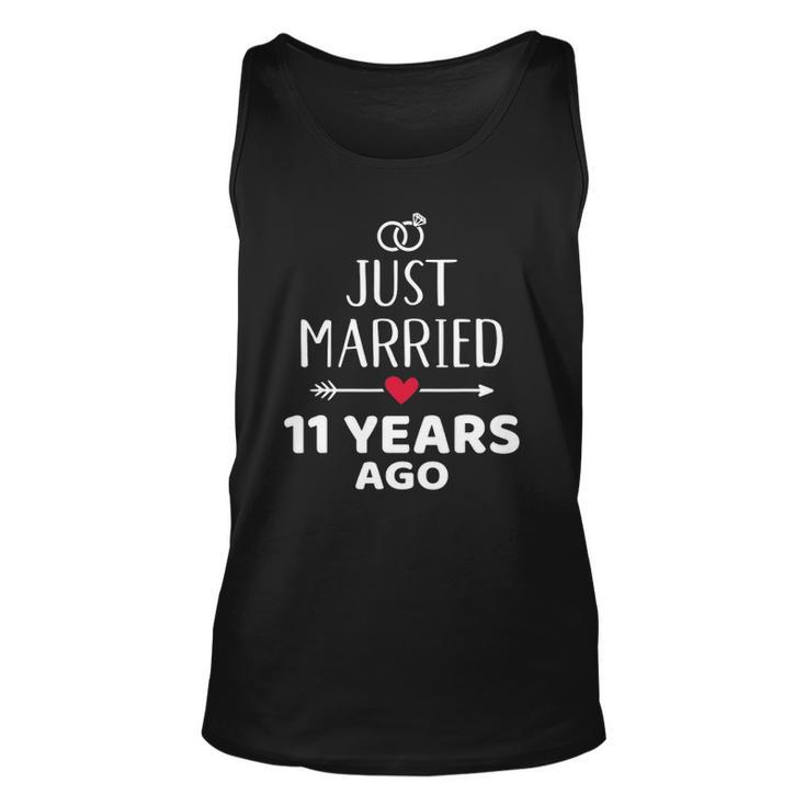 Just Married 11 Years Ago For 11Th Wedding Anniversary Unisex Tank Top