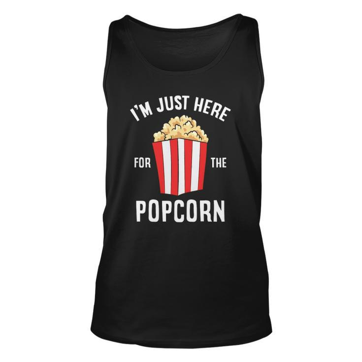 Im Just Here For The Popcorn Cinema Watching Movies Popcorn Tank Top