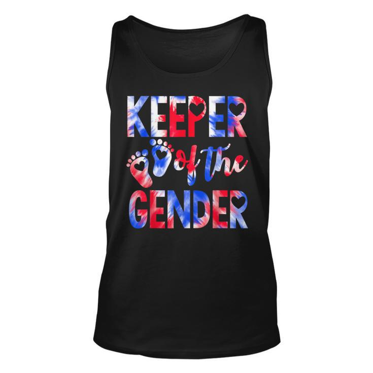Keeper Of The Gender 4Th Of July Baby Gender Reveal  Unisex Tank Top