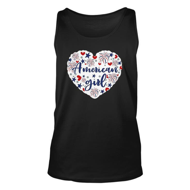 Kids American Girl Patriot 4Th Of July Independence Day Baby Girl Tank Top
