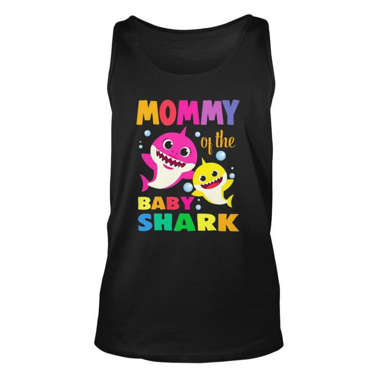 Kids Mommy Of The Birthday Shark Mom Matching Family Unisex Tank Top