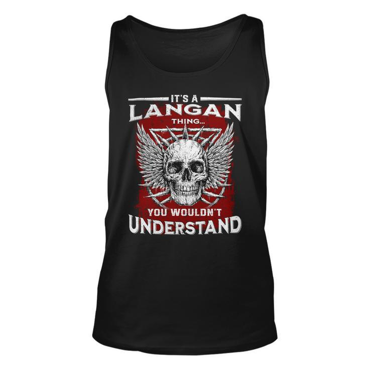 Langan Name Shirt Langan Family Name Unisex Tank Top