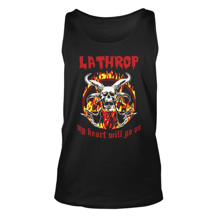 Lathrop Name Gift   Lathrop Name Halloween Gift Unisex Tank Top