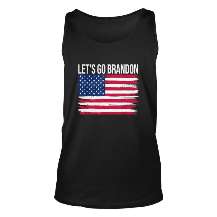Lets Go Brandon American Flag Vintage Funny Anti Bien Club Unisex Tank Top