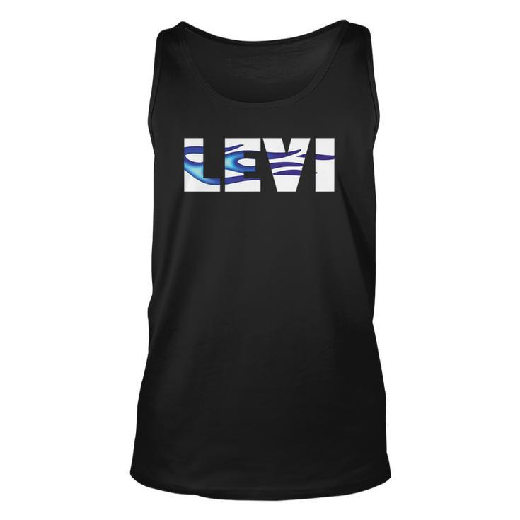 Levi Name Cool Auto Detailing Flames So Fast Unisex Tank Top