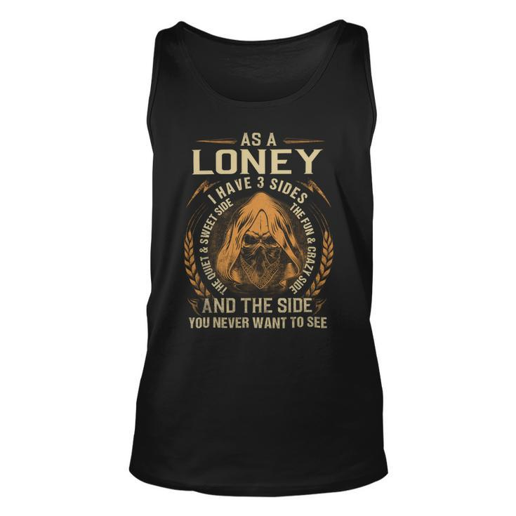 Loney Name Shirt Loney Family Name Unisex Tank Top