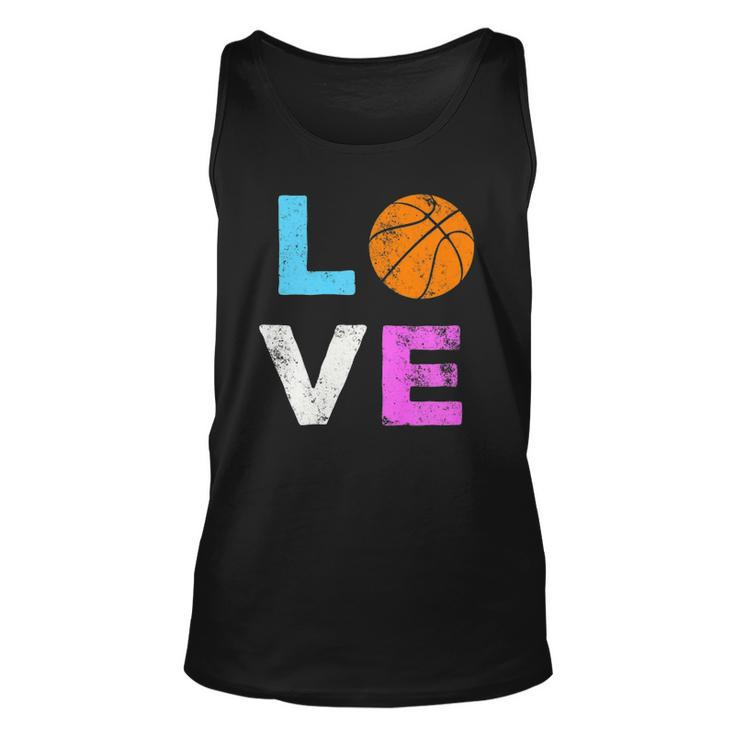 Love Basketball American Team Fan Gift  Unisex Tank Top