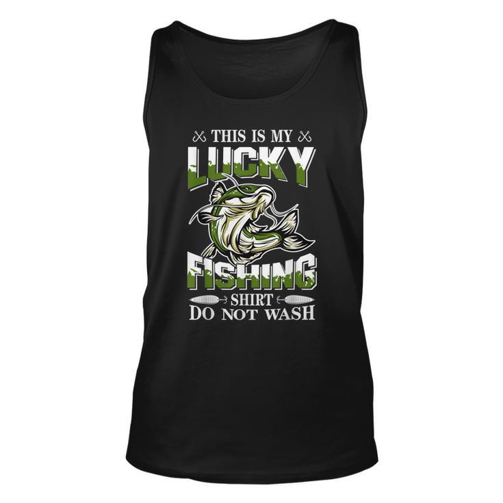 Lucky Fishing  For Kids Do Not Wash Christmas Fisherman  Unisex Tank Top