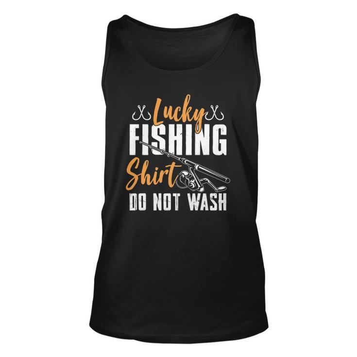Lucky Fishing Pole Graphic For Women And Men Fishermen Tank Top