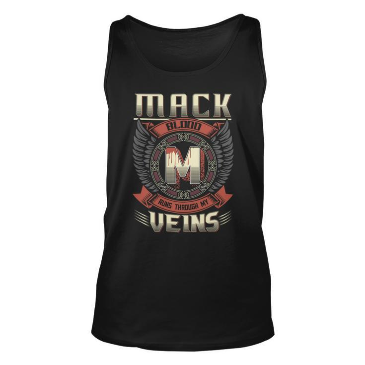 Mack Blood  Run Through My Veins Name V8 Unisex Tank Top