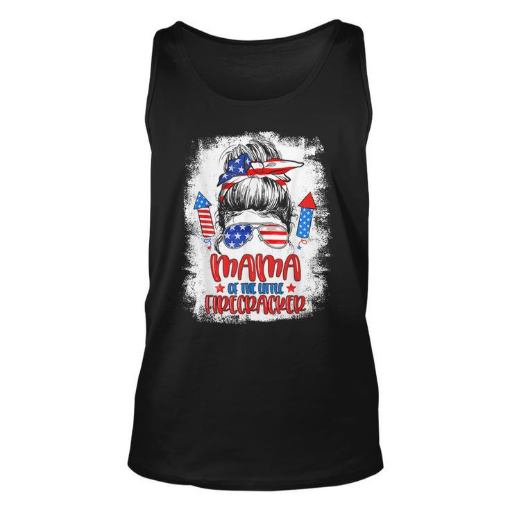 Mama Of The Little Firecracker 4Th Of July Birthday For Mom  Unisex Tank Top