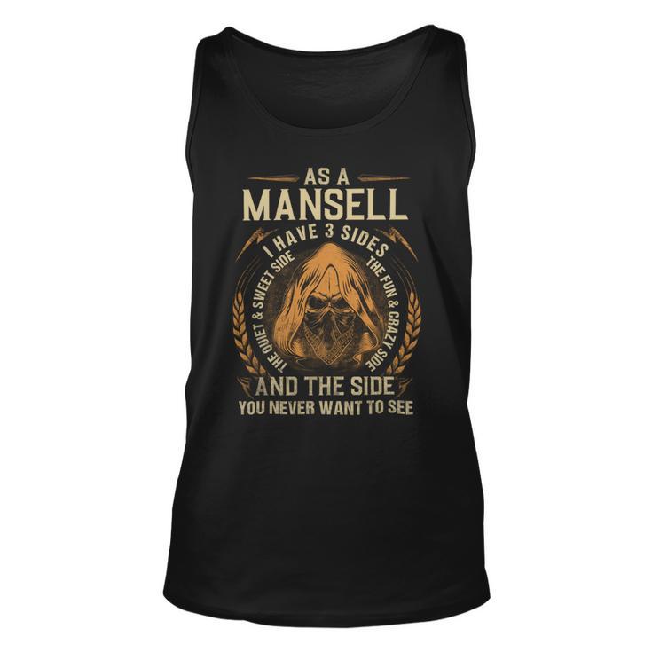 Mansell Name Shirt Mansell Family Name Unisex Tank Top