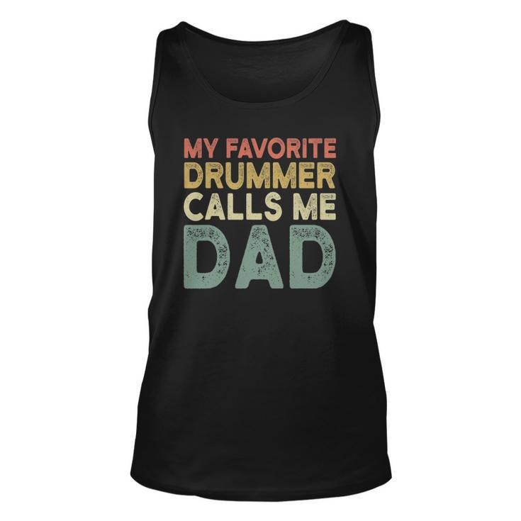 Marching Band Retro Drumline Dad Funny Gift For Daddy Unisex Tank Top