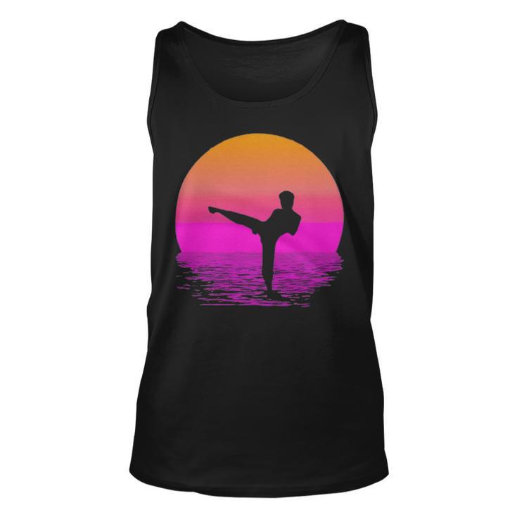 Martial Arts Womens Silhouette Retro 169 Shirt Unisex Tank Top