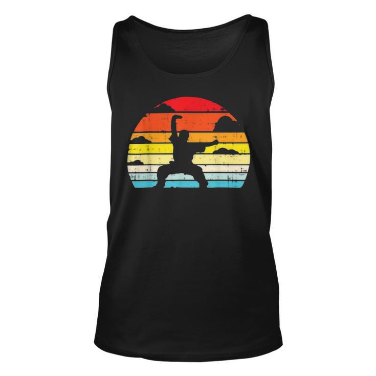 Martial Arts Womens Silhouette Retro 170 Shirt Unisex Tank Top