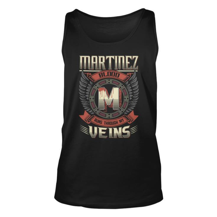 Martinez Blood  Run Through My Veins Name V4 Unisex Tank Top
