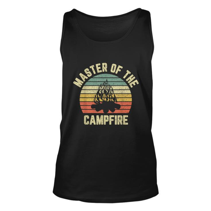 Master Of The Campfire Camping Vintage Camper  Unisex Tank Top