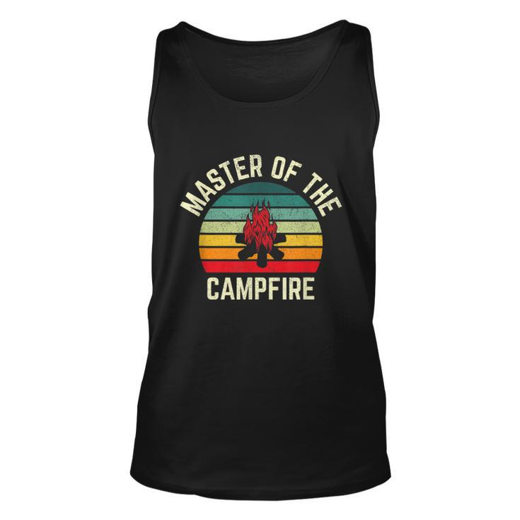 Master Of The Campfire Vintage Camping  Unisex Tank Top
