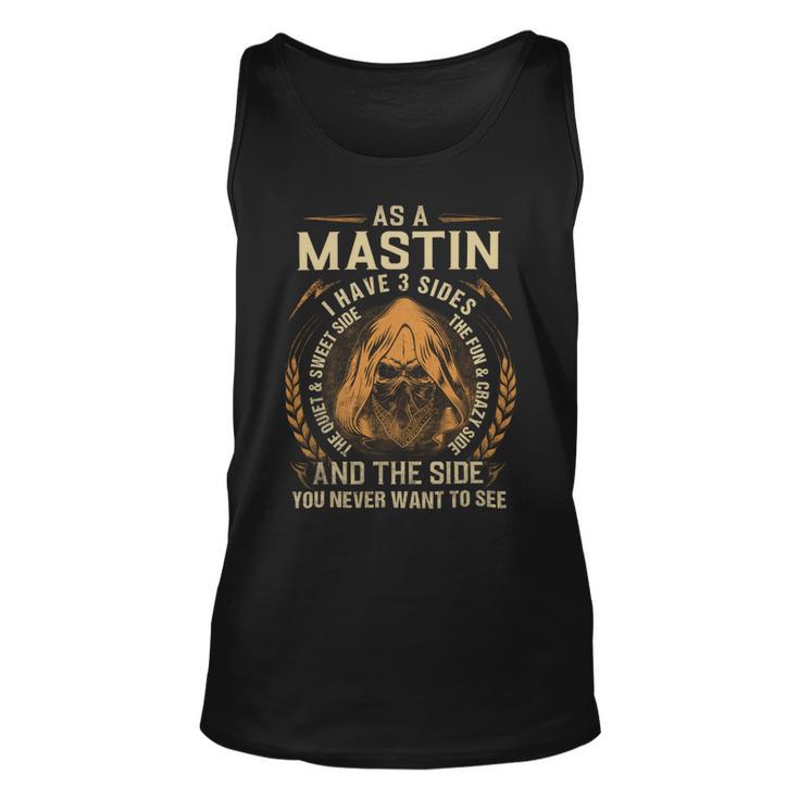 Mastin Name Shirt Mastin Family Name V5 Unisex Tank Top