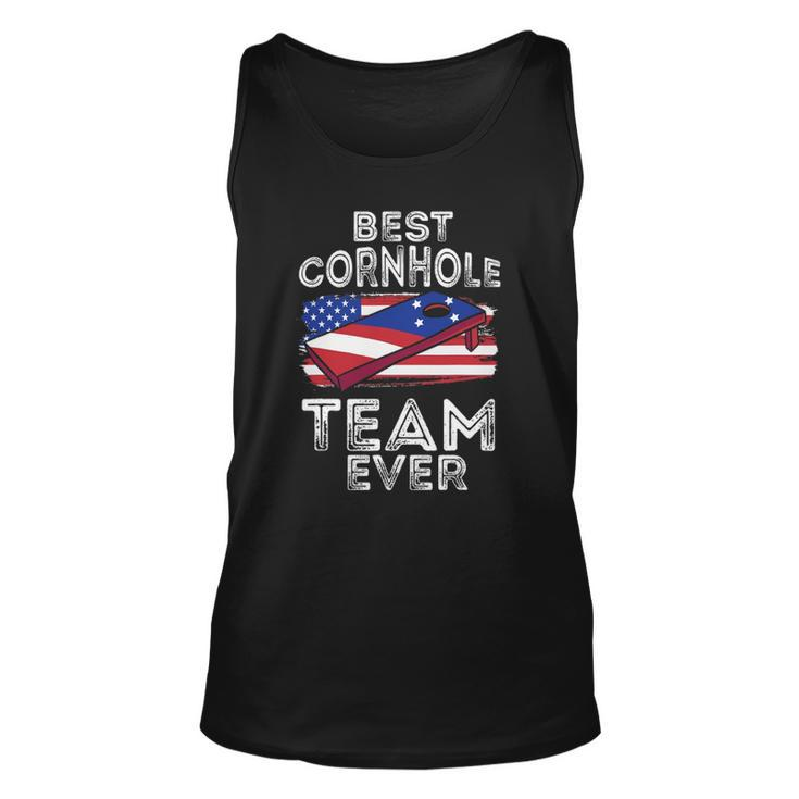 Matching Cornhole Gift For Tournament - Best Cornhole Team Unisex Tank Top