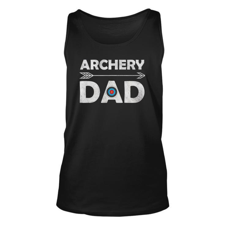 Matching Family Archery Dad Arrow Target Team Photo Gift Unisex Tank Top