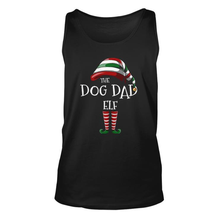 Matching Family Funny The Dog Dad Elf Christmas Group Unisex Tank Top