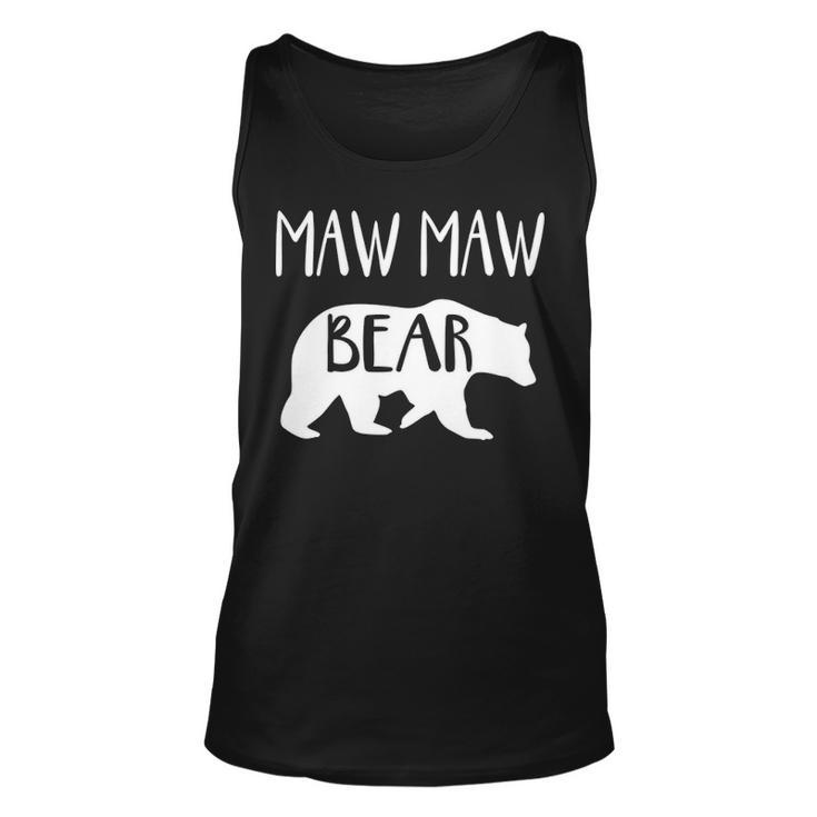 Maw Maw Grandma Gift   Maw Maw Bear Unisex Tank Top