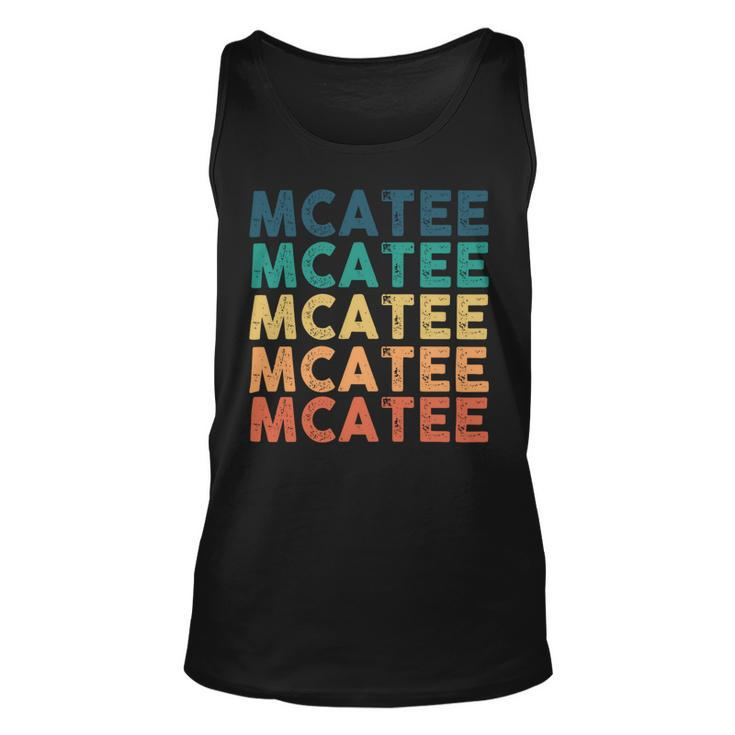 Mcatee Name Shirt Mcatee Family Name V2 Unisex Tank Top