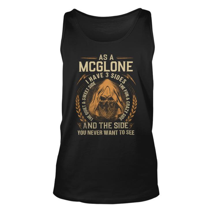 Mcglone Name Shirt Mcglone Family Name V2 Unisex Tank Top