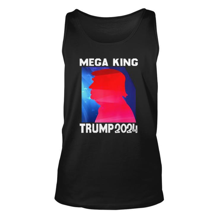 Mega King Usa Flag Proud Ultra Maga Trump 2024 Anti Biden Unisex Tank Top