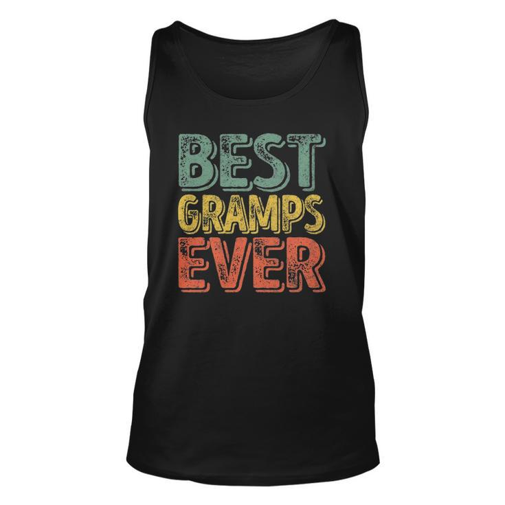 Mens Best Gramps Ever  Funny Christmas Gift Fathers Day Unisex Tank Top