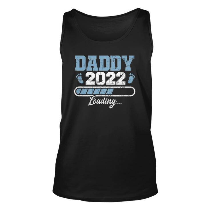 Mens Daddy 2022 Pregnancy Reveal First Time Dad Unisex Tank Top