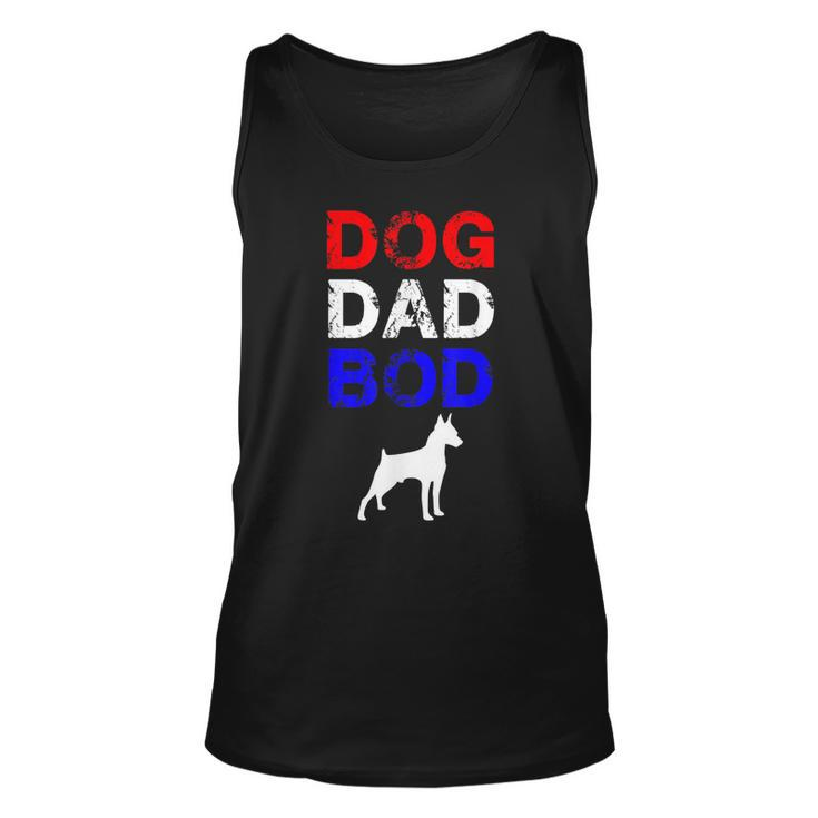 Mens Dog Dad Bod Doberman 4Th Of July Mens Gift  Unisex Tank Top