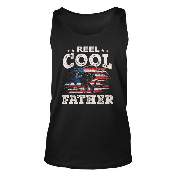 Mens Gift For Fathers Day Tee - Fishing Reel Cool Father Unisex Tank Top