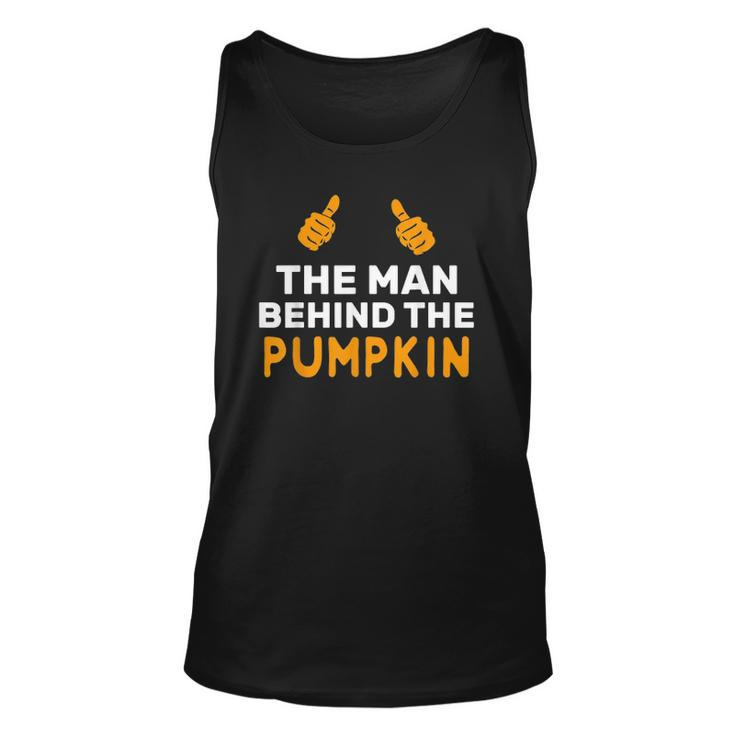 Mens Halloween Pregnancy  For Men Funny Pumpkin Dad Costume Unisex Tank Top