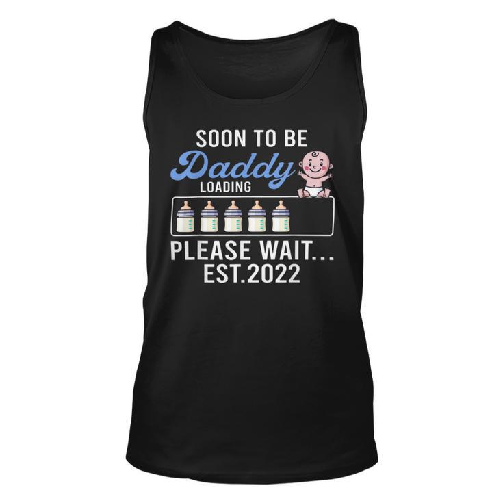 Mens New Dad Shirt Funny Pregnancy Announcement Soon To Be Daddy   277 Trending Shir Unisex Tank Top