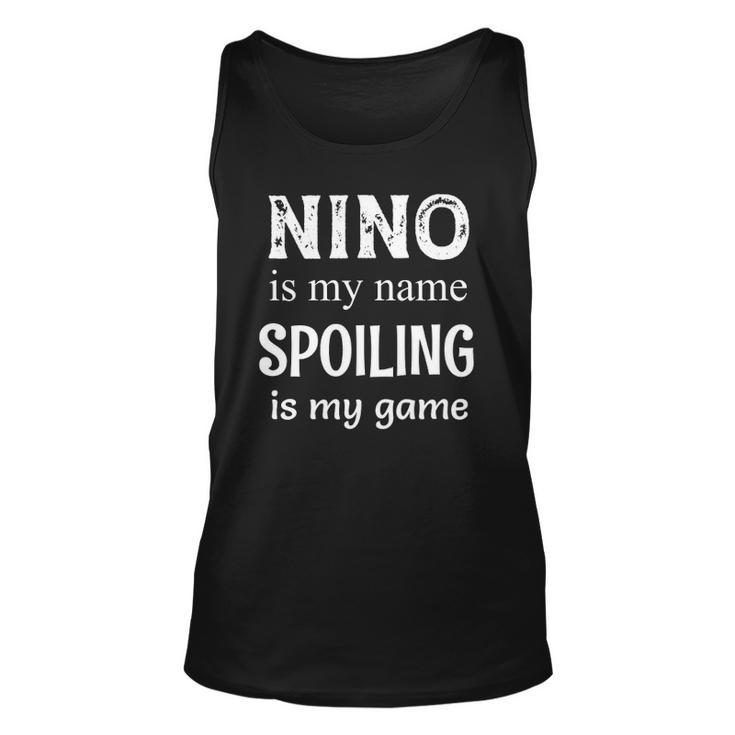 Mens Nino Is My Name Mexican Spanish Godfather Unisex Tank Top