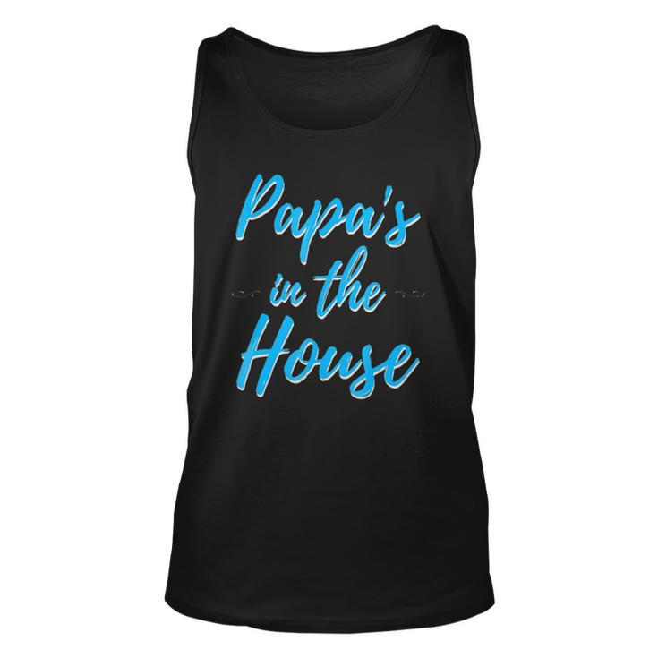 Mens Papas In The House Unisex Tank Top